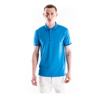 Sun 68 Heren, Tops, Blauw, Maat: L Katoen