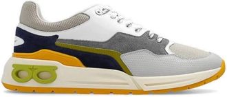 Ferragamo Cosma Gancini Low-Top Sneakers, Size 6.5