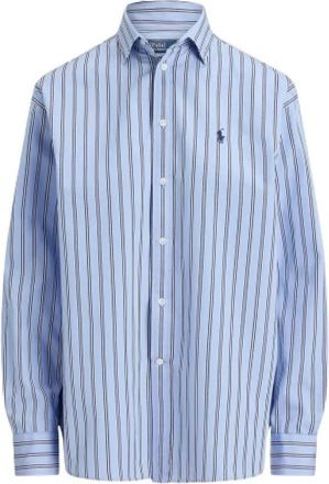 Polo Ralph Lauren Camicia in popeline vestibilit&agrave; rilassata - - Blouses & Shirts - Donna - Blu - S