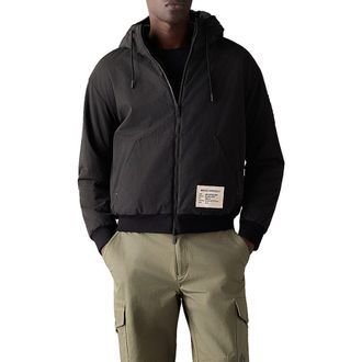 Moose Knuckles Roland Reversible Organic Cotton Jacket in Black at Nordstrom, Size X-Large