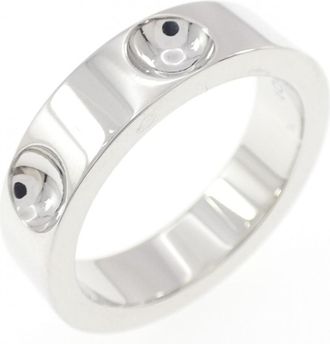 Louis Vuitton White Gold (18K) Band Ring (Pre-Owned)