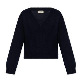 Officine G&eacute;n&eacute;rale Cashmere Truien - Dames - Cashmere truien - Blauw - L - Truien & Vesten