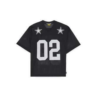 Iuter T-Shirts, male, Black, Size: 2XL Football Jersey Stars Mesh T-Shirt