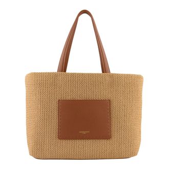 Pourchet Tassen, Dames, Beige, ONE Size, Leer, Cassis