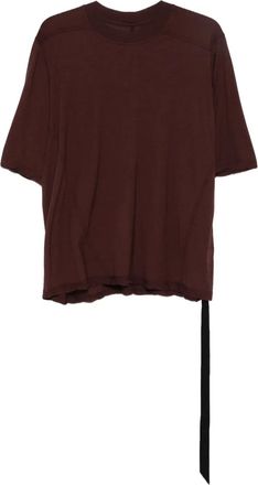 Rick Owens T-shirt con maniche corte - Rosso