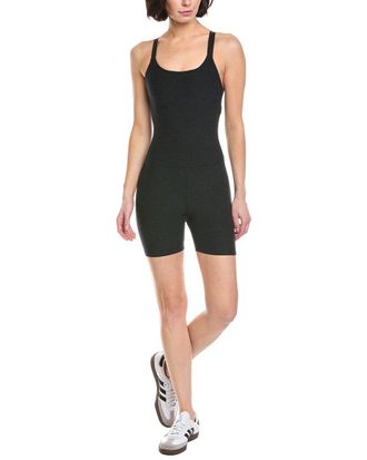 Beyond Yoga Spacedye Cross-Back 5in Biker Jumpsuit