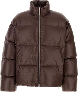 Jil Sander quilted down jacket - Brown