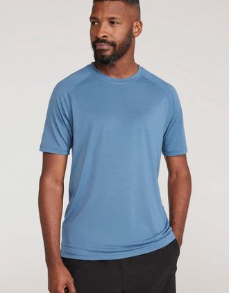 Mountain Warehouse Mens Mountain Warehouse Mens Quick Dry T-Shirt - Blue - Size: 44