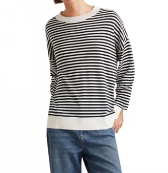 Marella Giara Oversized Crew-Neck Sweater In Cream