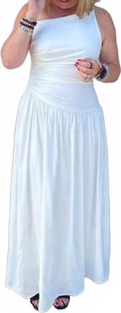 Dress Forum Heaven Sent Ruched Maxi Dress In White