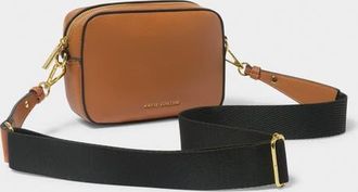 Katie Loxton Marni Mini Crossbody Bag in Cognac And Charcoal at Nordstrom