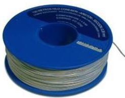 OEM Hilo Conexion Rigido 0,28mm Color Blanco (carrete De 100 Metros)
