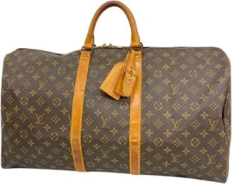 Louis Vuitton Vintage, unisex, Bruin, ONE Size, Pre-owned Weekendtas