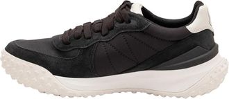 Moncler Schoenen, Heren, Zwart, 45 EU, Leer, City Trek Lage Sneakers