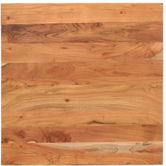 vidaXL vidaXL Piano Tavolo 70x70x2,5 cm Quadrato Legno Massello di Acacia