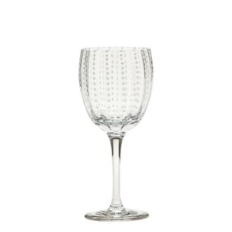 Zafferano Zafferano Calice In Vetro Soffiato Serie Perle Trasparente Set Da 2 Pezzi - Design Elegante E Artigianale Per La Tua Tavola Raffinata