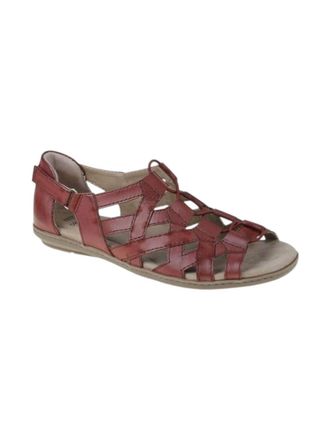Earth Womens Belle Bridget Sandals In Regal Red