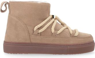 INUIKII Klassieke Lage Beige Winterlaarzen - Dames - Winterlaarzen - Beige - 37 EU - Leer - Schoenen
