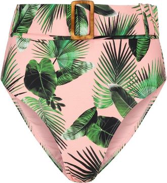 Alexandra Miro Ursula palm-print bikini bottoms