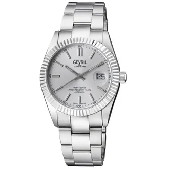 Gevril Group West Village Automatic Silver Dial Mens Watch 48922