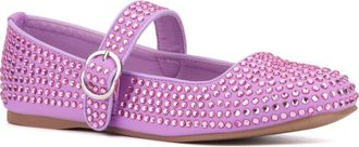 Olivia Miller Dawn Studded Mary Jane Flat in Lavender at Nordstrom Rack, Size 6.5