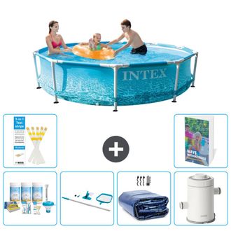 Intex Piscina Con Estructura Redonda - 305x76 Cm - 7-piezas S93