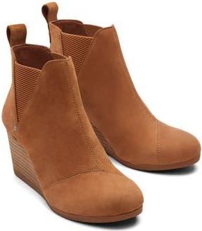Toms Kelsey Wedge Bootie in Tan at Nordstrom Rack, Size 9.5