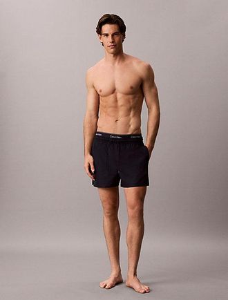 Calvin Klein Korte zwemshort met trekkoord - CK Essentials