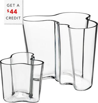 iittala Set Of 2 Aalto Vases