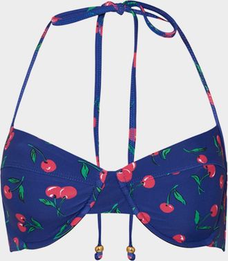 Shoshanna Cherry Underwire Bikini Top
