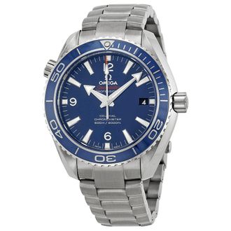 Omega Pre-owned Omega Seamaster Planet Ocean Automatic Chronometer Blue Dial Mens Watch 232.90.42.21.03.001