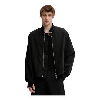 Won Hundred Bomberjack met rits - Heren - Bomber jackets - Zwart - L - Polyester - Jassen