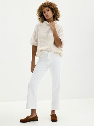 Yoga Jeans by Second Womens Chloe white jean Fit: Straight leg, mid rise