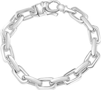 Pompeii3 Mens 14k Gold (89gram) or Platinum (167gram) 9.5mm Link Bracelet 8.5