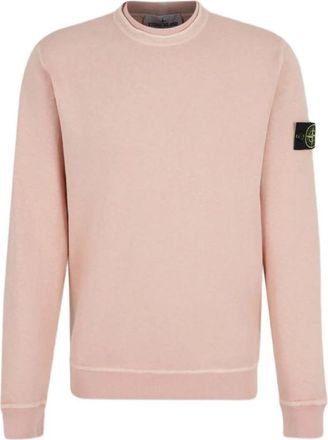 Stone Island Ronde hals knitwear - Heren - Ronde hals truien - Roze - M - Truien & Vesten
