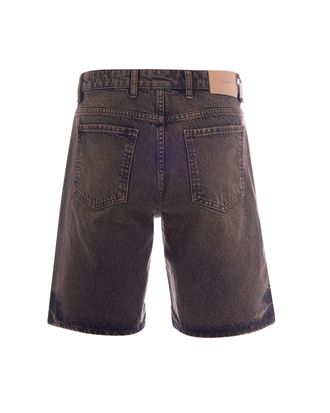 Represent Mens Denim Bermuda Shorts Bark Cotton