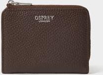 Osprey The Core Medium Leather Zip Matinee Purse in Bitter Chocolate at Nordstrom