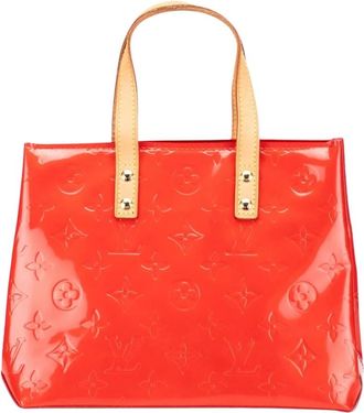 Louis Vuitton Pre-owned Elegante Leren Tote - Dames - Vintage Shopper - Rood - ONE Size - Leer - Vintage