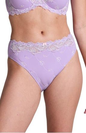 Hunkemöller Diva High Knickers in Crocus Petal at Nordstrom, Size X-Large