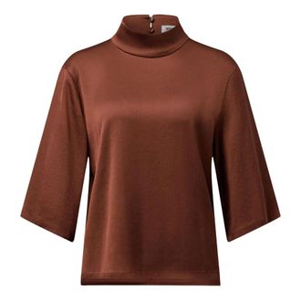 Drykorn Dames, Blouses & Shirts, Bruin, Maat: S