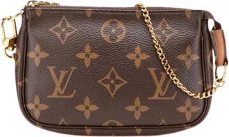 Louis Vuitton Pre-owned Mini Bags, female, Brown, Size: ONE SIZE Pre-owned Mini Pochette Accessoires