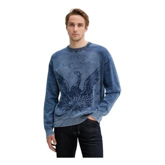 Diesel Uomo, Felpe, Blu, XL, new