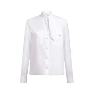 Pantaloni Torino Shirts, female, White, Size: S Viola Striped Shirt