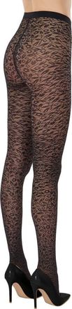 Wolford Bouquet Tights in Black at Nordstrom, Size X-Small