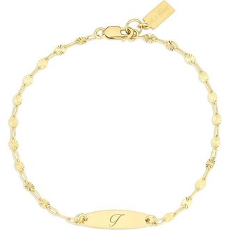 Set & Stones Banks Initial Bracelet in Gold /A at Nordstrom