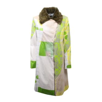 Custo Barcelona Single-Breasted Coats, female, Multicolor, Size: XS WY Coat 912598