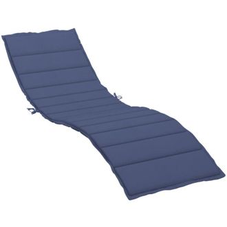 vidaXL Coj&iacute;n Para Tumbona Tela Oxford Azul Marino Vidaxl