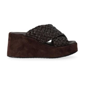 Pons Quintana Wedges, female, Brown, Size: 10 US Sandals