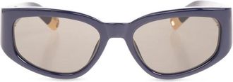 Jacquemus Gala Zonnebril - Dames - Zonnebrillen - Blauw - ONE Size - Nylon - Accessoires