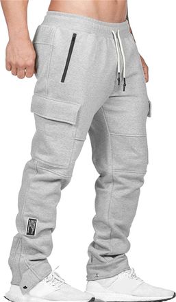 Generic Trousers for Men Jogger,Slim Fit Joggers Mens Harem Pants UK Work Cargo 34 Short Open Hem Tracksuit Bottoms 27 Inside Leg Boohooman Jeans for Autumn W